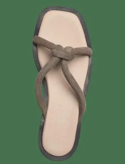 Kvinnor Selected Sandaler|SLFSARA PADDED SUEDE SLIDER - Sandaler
