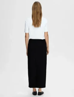 Kvinnor Selected Kjolar|SLFSHELLY MW ANKLE SKIRT NOOS - Maxikjolar