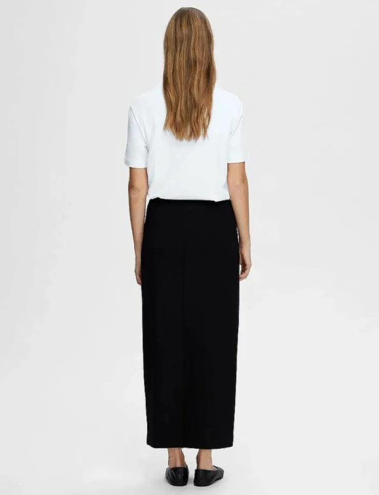 Kvinnor Selected Kjolar|SLFSHELLY MW ANKLE SKIRT NOOS - Maxikjolar