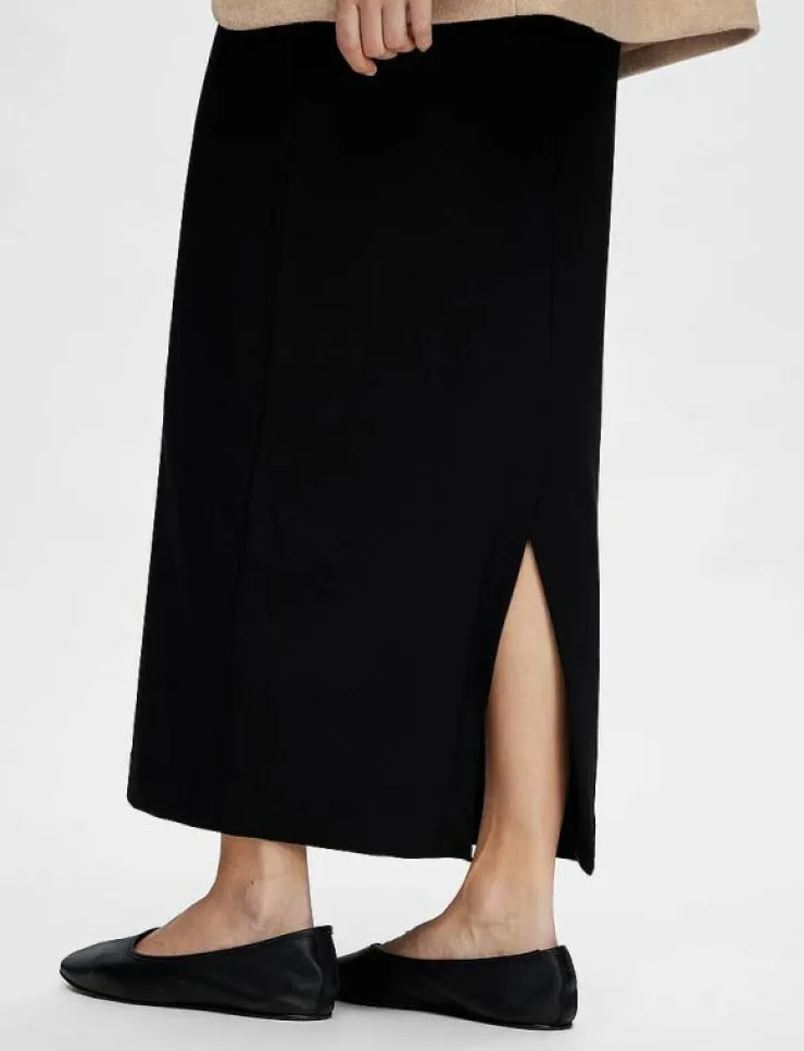 Kvinnor Selected Kjolar|SLFSHELLY MW ANKLE SKIRT NOOS - Maxikjolar