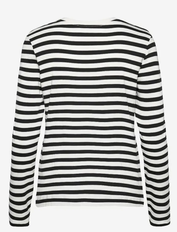 Kvinnor Selected Kläder|T-Shirts & Toppar|SLFSTANDARD LS TEE STR NOOS - Långärmade toppar