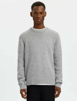 Selected SLHCODY LS KNIT RELAXED CREW NECK NOOS - Rundhalsad| Stickat