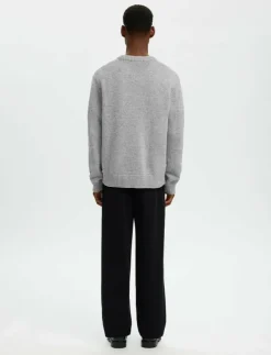 Selected SLHCODY LS KNIT RELAXED CREW NECK NOOS - Rundhalsad| Stickat