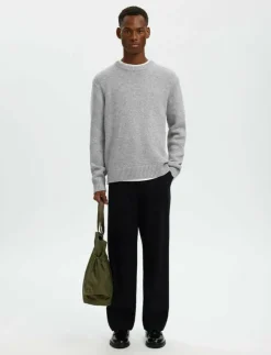 Selected SLHCODY LS KNIT RELAXED CREW NECK NOOS - Rundhalsad| Stickat