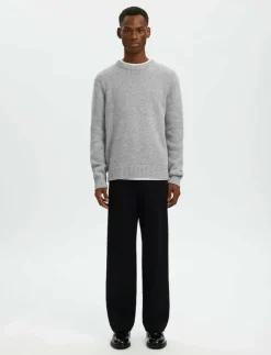 Selected SLHCODY LS KNIT RELAXED CREW NECK NOOS - Rundhalsad| Stickat