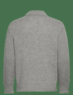 Selected SLHCODY LS KNIT RELAXED HALF ZIP POLO - Stickade pikéer| Stickat