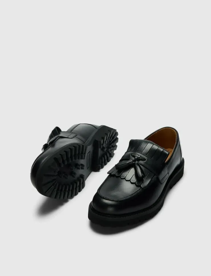 Selected SLHHUGO LEATHER KILTIE TASSEL LOAFER - Loafers| Sommarskor|Loafers