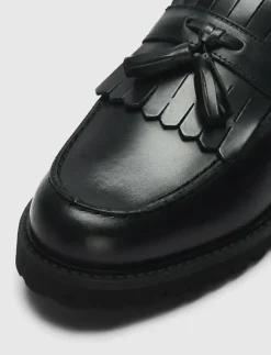 Selected SLHHUGO LEATHER KILTIE TASSEL LOAFER - Loafers| Sommarskor|Loafers