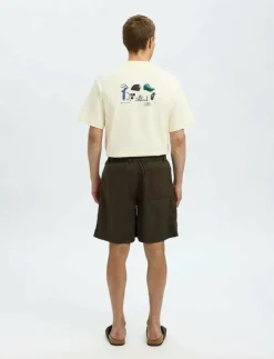 Selected Shorts|SLHLOOSE-MAGNUS SUN STRING SHORTS - Linneshorts