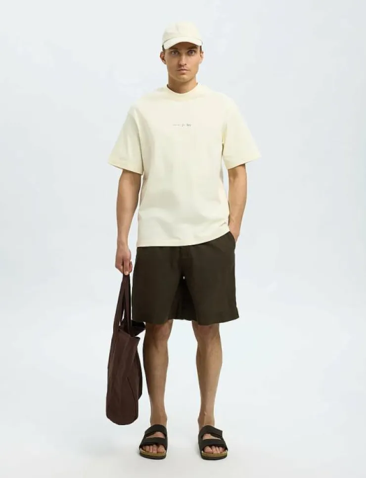 Selected Shorts|SLHLOOSE-MAGNUS SUN STRING SHORTS - Linneshorts