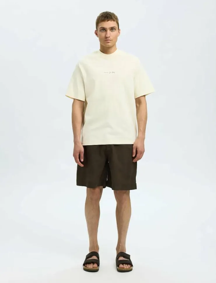 Selected Shorts|SLHLOOSE-MAGNUS SUN STRING SHORTS - Linneshorts