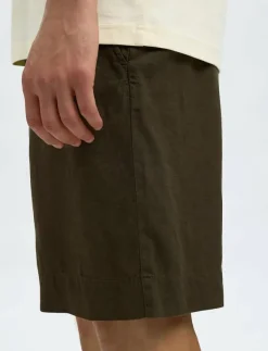 Selected Shorts|SLHLOOSE-MAGNUS SUN STRING SHORTS - Linneshorts