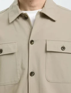Selected SLHREG LORENT BI-STRETCH OVERSHIRT NOOS - Jackor & rockar| Overshirts
