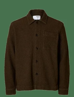 Selected Overshirts|SLHREGFRED STRUCTURED OVERSHIRT - Jackor & rockar
