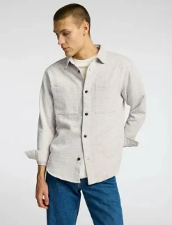 Selected Overshirts|SLHREGHANK HERRINGBONE OVERSHIRT - Jackor & rockar