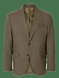 Selected Kostymer & Kavajer|SLHREG-RUSSEL WOOL BLZ - Enkelknäppta kavajer