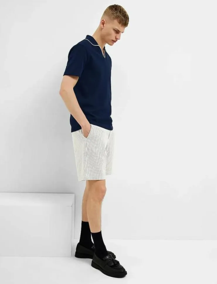 Selected Shorts|SLHREGULAR-KARL SEERSUCKER SHORTS NOOS - Casual shorts