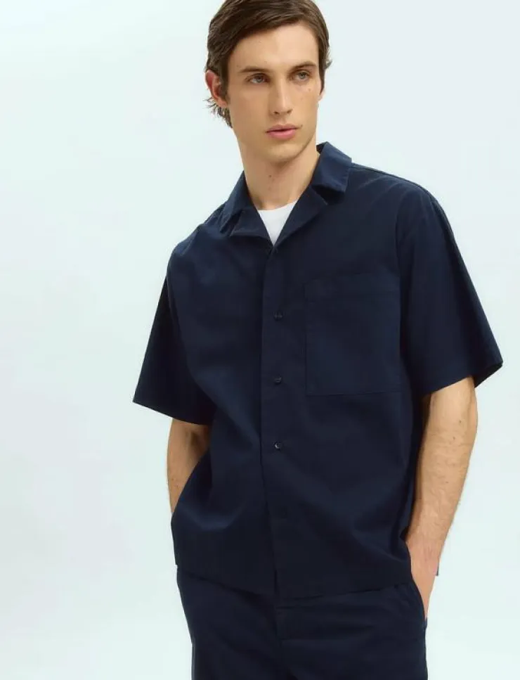 Selected SLHRELAXED JONAS SS SHIRT RESORT EX - Kortärmade| Skjortor