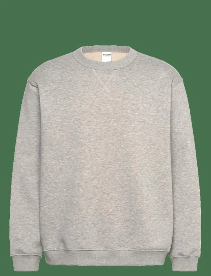 Selected Sweatshirts & Huvtröjor|SLHRELAX-SIGURD CREW NECK SWEAT - Sweatshirts
