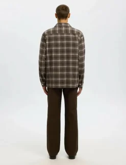Selected SLHRLXEDWIN CHECK LIGHT OVERSHIRT - Rutiga skjortor| Overshirts