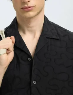 Selected Skjortor|SLHRLXELI EMB SS SHIRT - Kortärmade