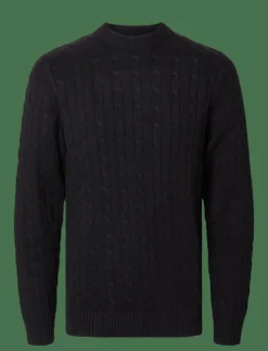 Selected SLHRYAN STRUCTURE CREW NECK - Rundhalsad| Stickat