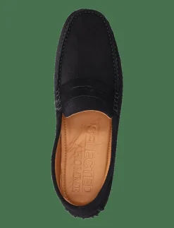 Selected Sommarskor|Loafers|SLHSERGIO SUEDE PENNY DRIVING SHOE - Loafers