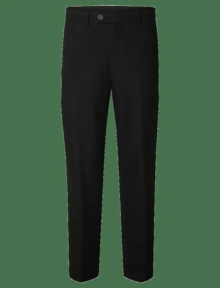 Selected Byxor|SLH196-STRAIGHT TERRY WOOL BLND PNT NOOS - Casual byxor
