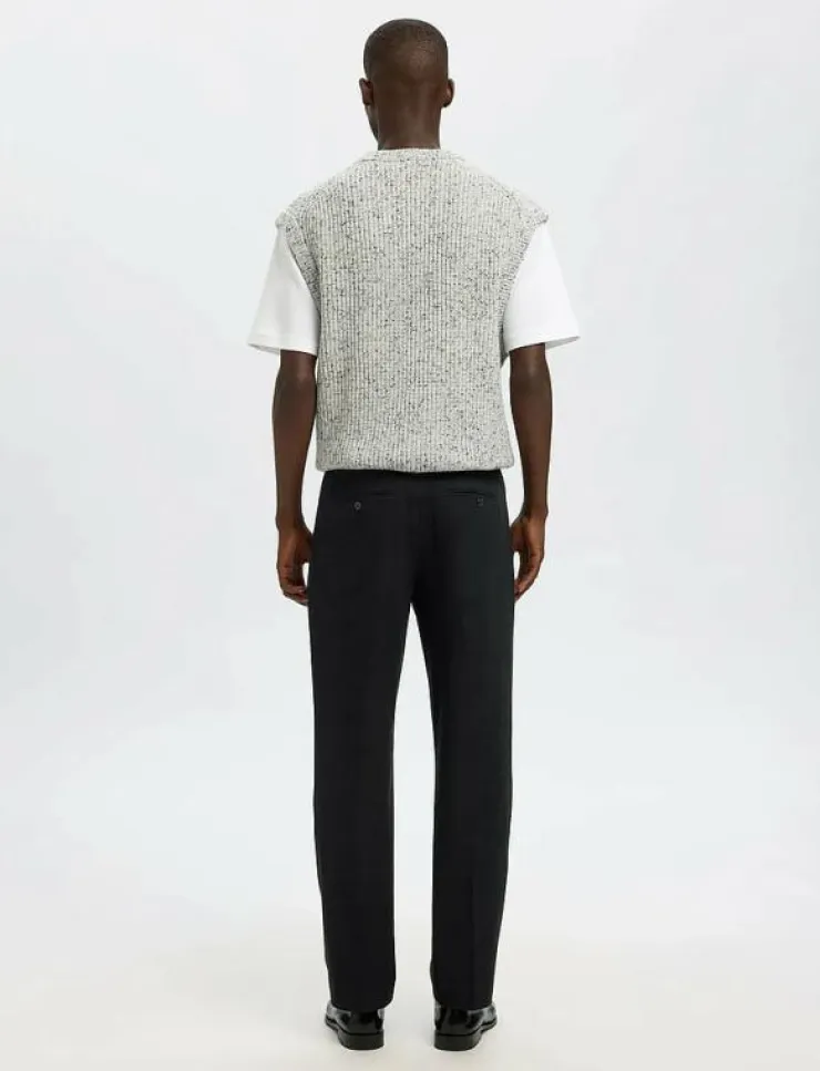 Selected Byxor|SLH196-STRAIGHT TERRY WOOL BLND PNT NOOS - Casual byxor