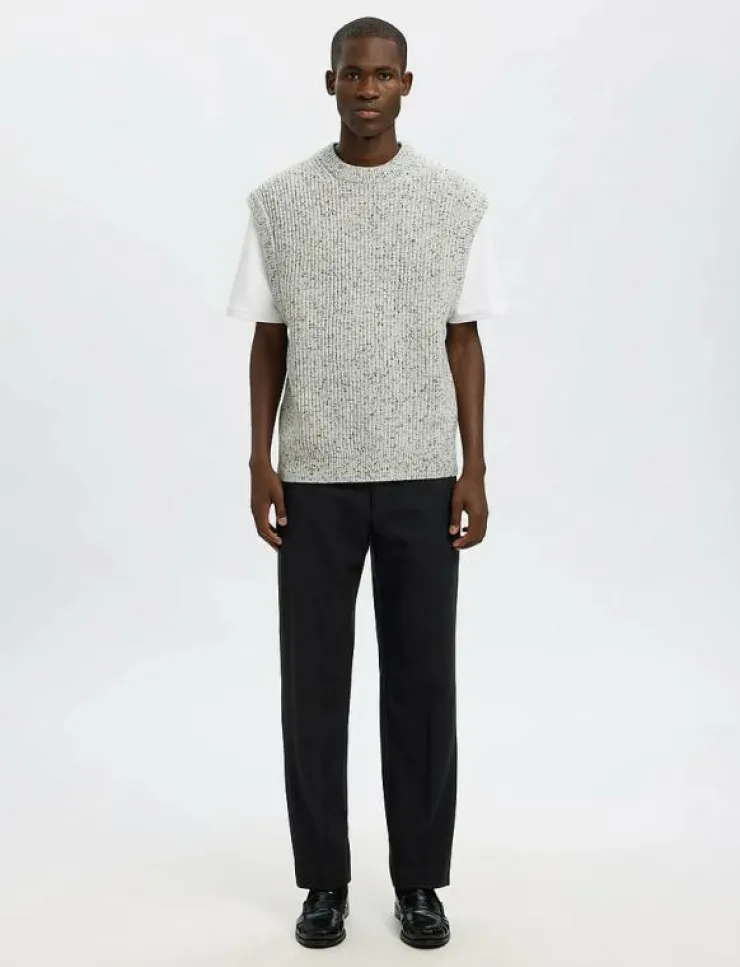 Selected Byxor|SLH196-STRAIGHT TERRY WOOL BLND PNT NOOS - Casual byxor
