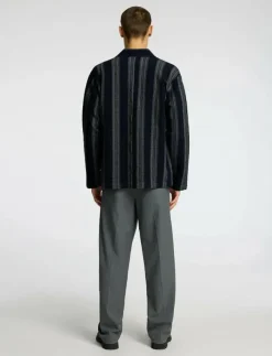 Selected Overshirts|SLHTONY WAFFLE STRIPE OVERSHIRT - Jackor & rockar