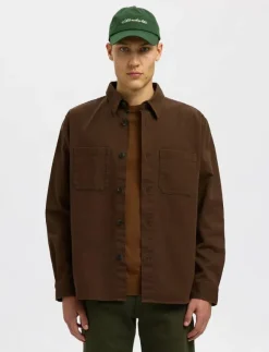 Selected SLHTRAVIS TWILL OVERSHIRT LS NOOS - Jackor & rockar| Overshirts