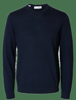 Selected SLHTRAY LS KNIT MERINO CREW NECK NOOS - Rundhalsad| Stickat
