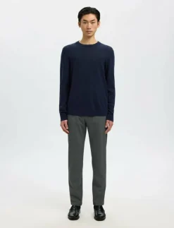 Selected SLHTRAY LS KNIT MERINO CREW NECK NOOS - Rundhalsad| Stickat