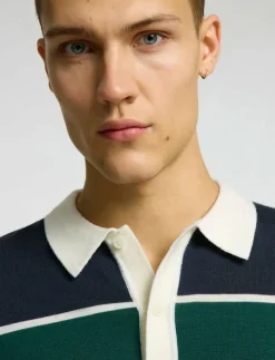 Selected Pikéer|SLHTRAY LS KNIT MERINO RELAXED POLO - Långärmade pikéer