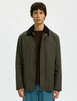 Selected SLHWALTER WAXED COTTON 2.0 JKT NOOS - Tunna jackor| Overshirts