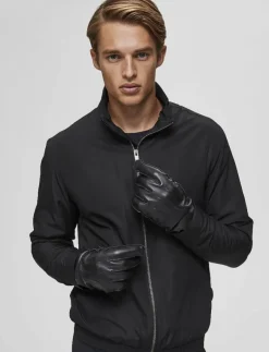 Selected Handskar|SLHZAIN LEATHER GLOVES - Fingervantar