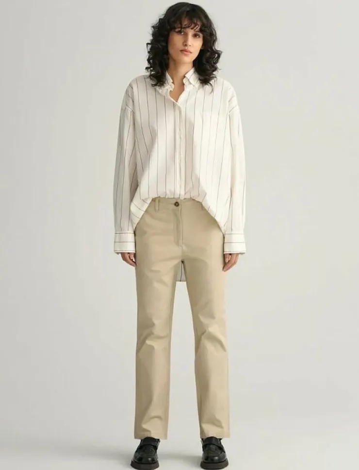 Kvinnor GANT Kläder|SLIM CHINOS - Chinos