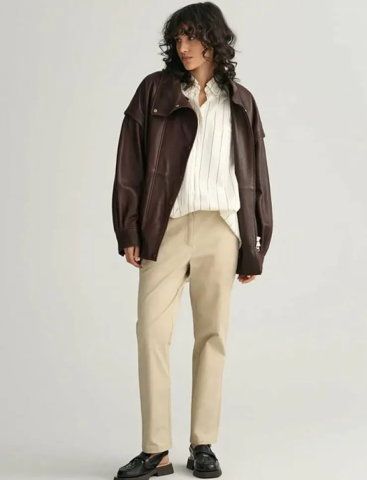 Kvinnor GANT Kläder|SLIM CHINOS - Chinos