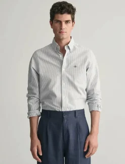 GANT Skjortor|SLIM CLASSIC OXFORD STRIPE SHIRT - Randiga skjortor