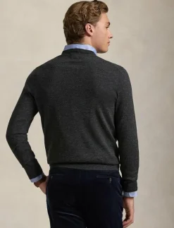 Polo Ralph Lauren Slim Fit Washable Wool Crewneck Sweater - Rundhalsad| Stickat