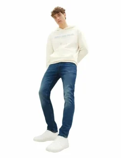 Tom Tailor slim PIERS blue soft stretch - Slim jeans| Kläder