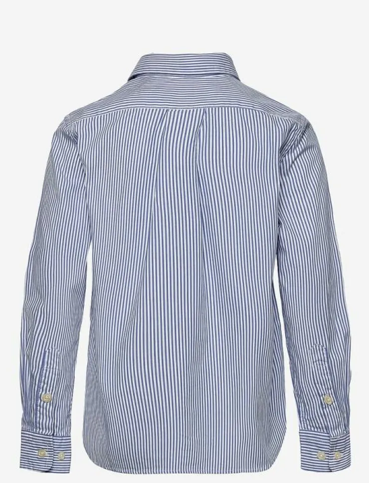 Barn Ralph Lauren Kids Överdelar|Slim Striped Oxford Shirt - Långärmad skjorta