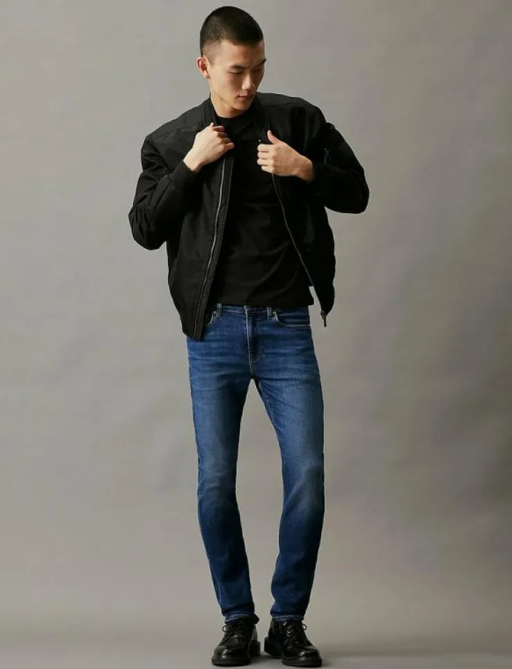Calvin Klein Jeans SLIM TAPER - Slim jeans| Denim Kläder|Jeans