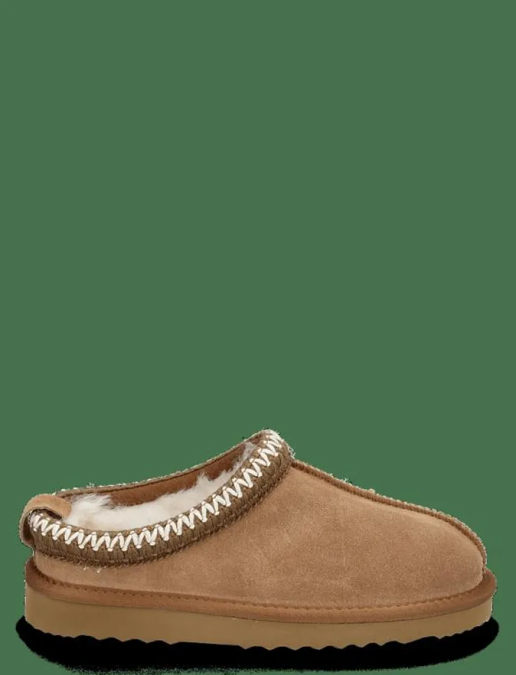 Kvinnor Sofie Schnoor Tofflor|Slip in low w. tape boozt - Teddy boots
