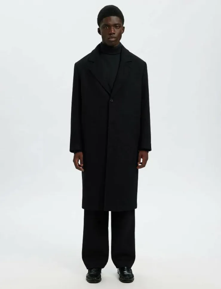 Selected SLMDANE LS KNIT STRUCTURE ROLL NECK NOOS - Polokrage| Stickat