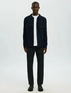Selected Overshirts|Jackor & Rockar|SLMNEALY LS KNIT WORKWEAR CARDIGAN NOOS - Ulljackor