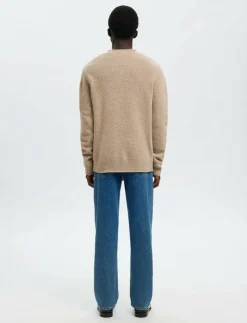 Selected SLMNEIL LS KNIT NEPS CREW NECK - Rundhalsad| Stickat