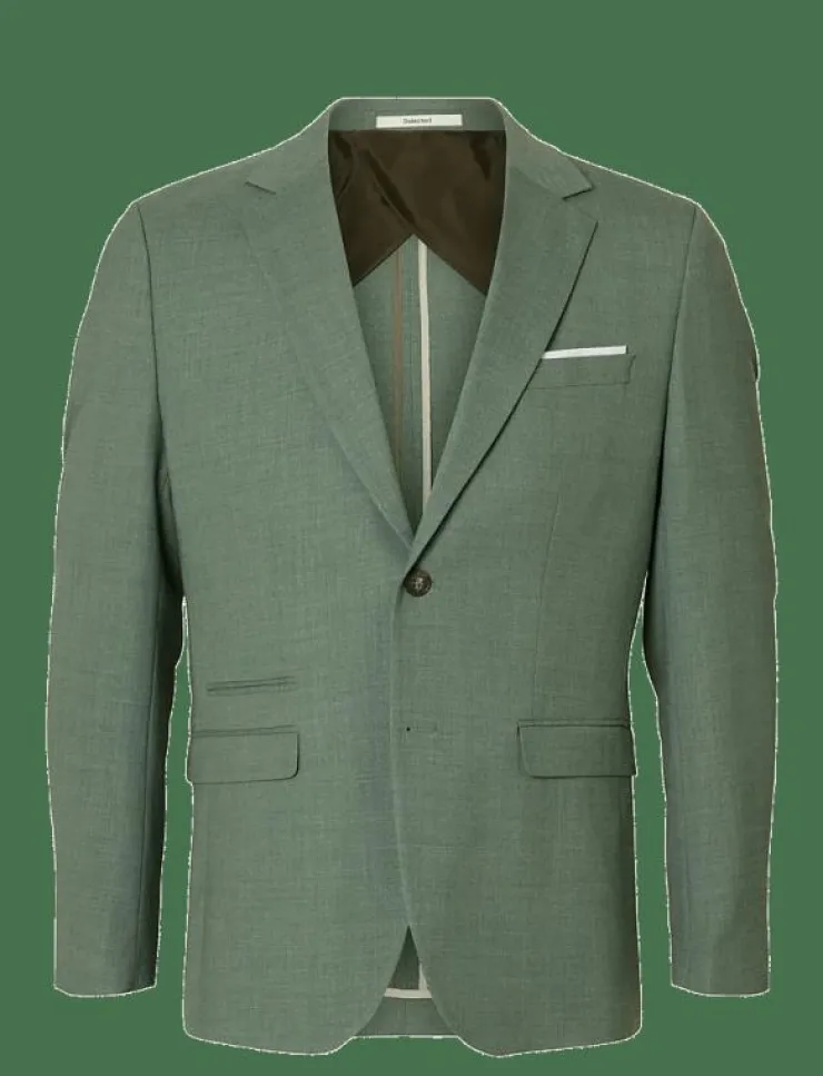 Selected Kostymer & Kavajer|SLMSLIM-OASIS LINEN BLZ NOOS - Enkelknäppta kavajer