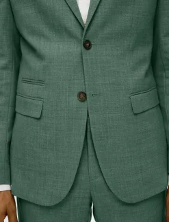 Selected Kostymer & Kavajer|SLMSLIM-OASIS LINEN BLZ NOOS - Enkelknäppta kavajer
